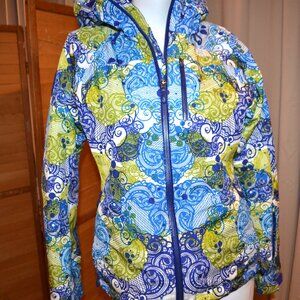North Face Summit Ladies Coat Size XS/TP Womens Snowboard Purple Print